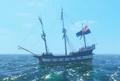 Side view of the Galleon