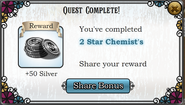 Quest 2 star chemists-Rewards
