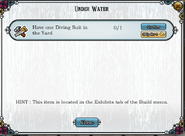 Quest Under Water-Tasks