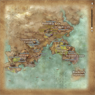 Viridian Coast Map