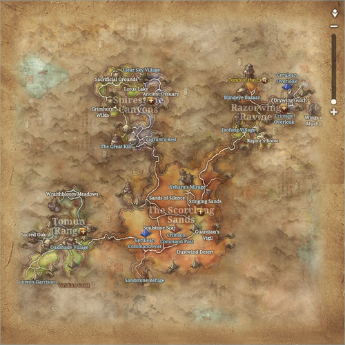 The Cinderlands Map