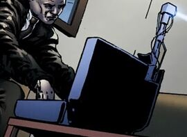 The Voigt-Kampff test, as portrayed in the comic book version of the novel