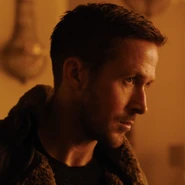 Officer K, a Nexus-9 Blade Runner, in Las Vegas