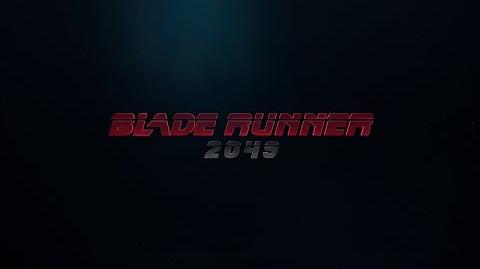 Blade Runner 2049 Announcement