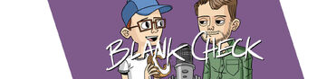 Blank check banner 2021