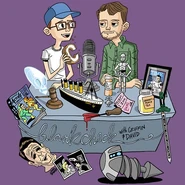 The zoomed-out logo. Every completed miniseries through 2018 has a totem in there.