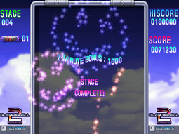 Completing a level from Blasterball 2: Revolution