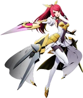 [Character Select] Tsubaki with Weaving Zero: Izayoi BlazBlue: Cross Tag Battle artwork