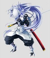 Hakumen (Lost Saga, Artwork, Male).jpg (89 KB) Lost Saga artwork, male version