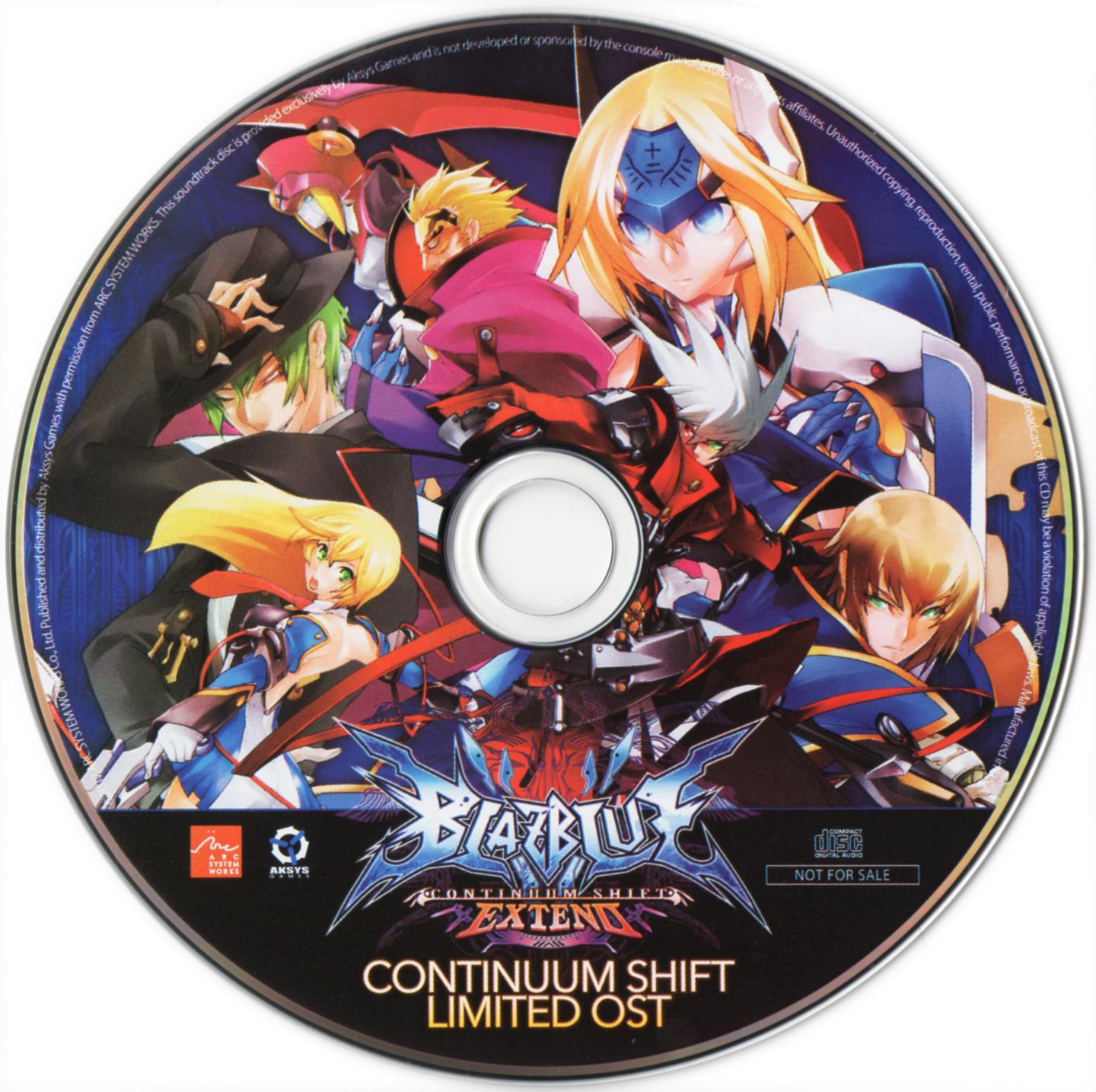 Blazblue Continuum Shift Extend Limited Original Soundtrack Blazblue Wiki Fandom