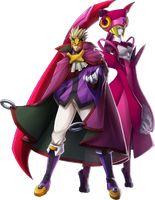 [Character Select] Relius with Ignis in his BlazBlue: Chronophantasma artwork