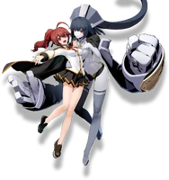 Celica Ayatsuki Mercury (BlazBlue Cross Tag Battle, Character Select Artwork).png (871 KB) Celica with Minerva in her BlazBlue: Cross Tag Battle artwork