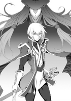 BlazBlue Spiral Shift Hyōjin no Eiyū (Black and white illustration, 6)