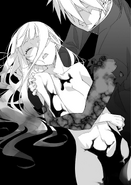 BlazBlue Bloodedge Experience Part 2 (Black and white illustration, 3)