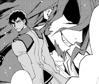 Azrael seen in a flashback