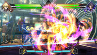 BBTAG character gameplay screenshot of Noel Vermillion 00001