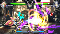 BBTAG character gameplay screenshot of Platinum the Trinity 00001