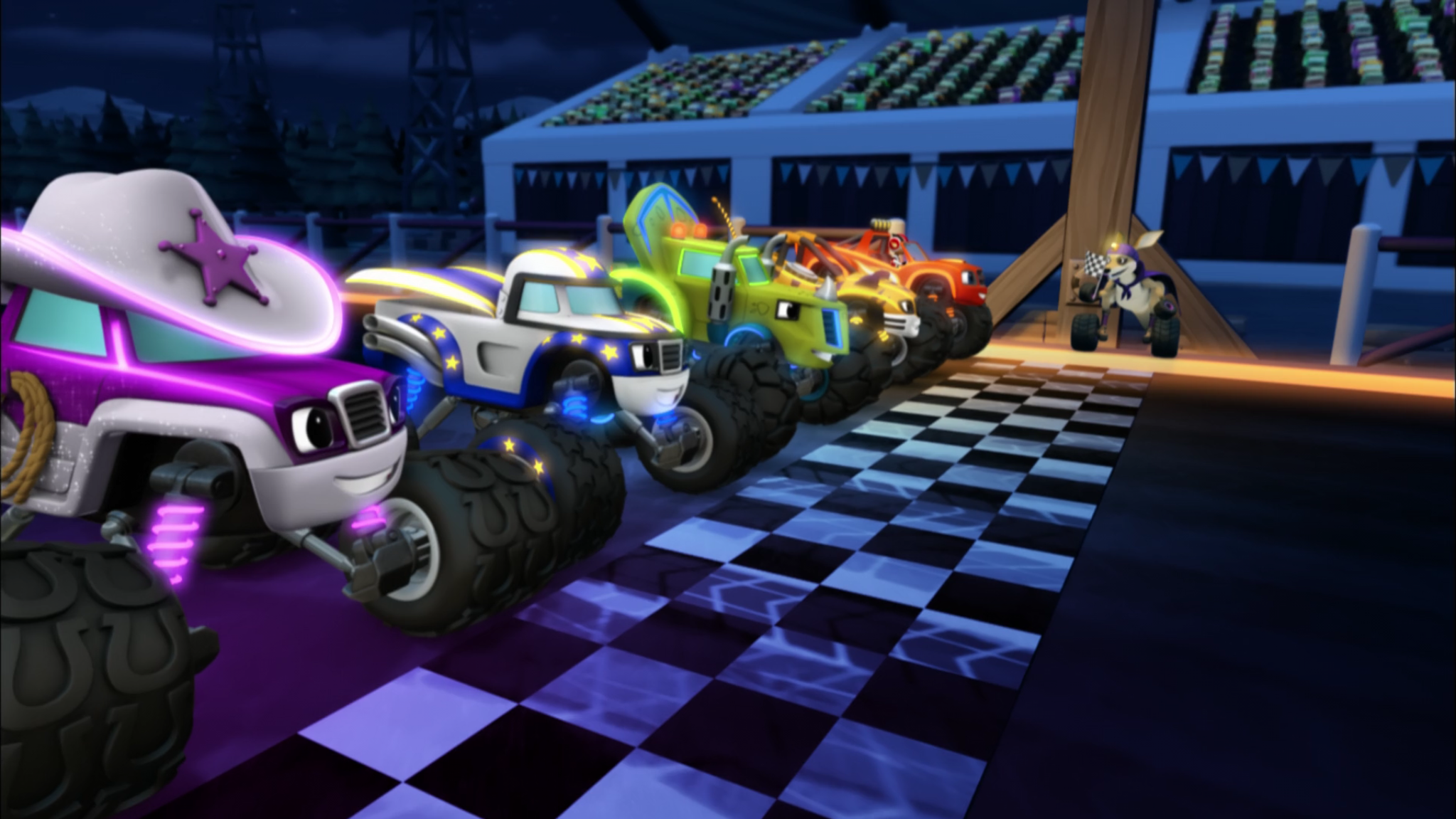Blaze and the monster machines light cheap riders toys