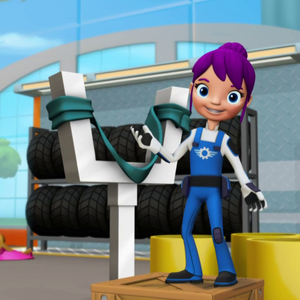 blaze and the monster machines aj and gabby