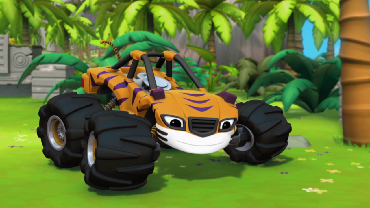 Stripes Carro Blaze Monster Machines