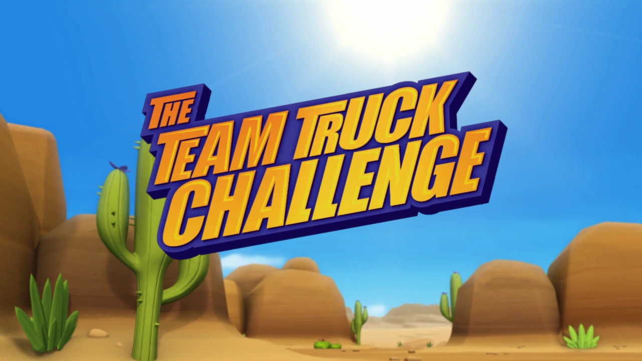 blaze and the monster machines team truck challenge