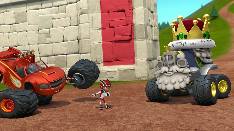Blaze and the monster machines king truck best sale