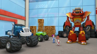 robot power blaze toy