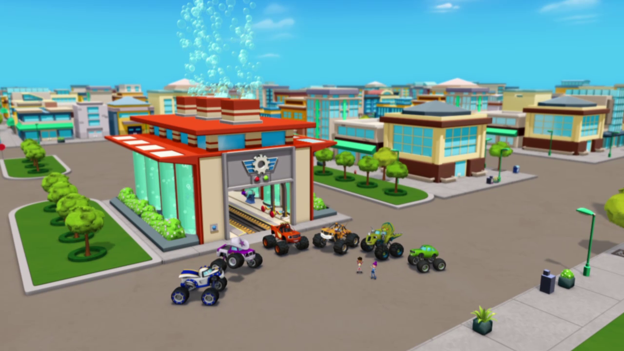 Trouble at the Truck Wash Blaze and the Monster Machines Wiki