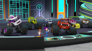 S4E9 Monster Machines cheer for Commander Megan