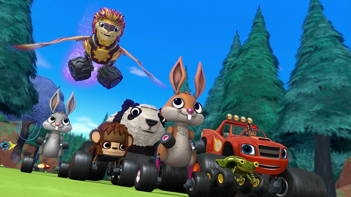 Blaze and the monster machines lion hotsell