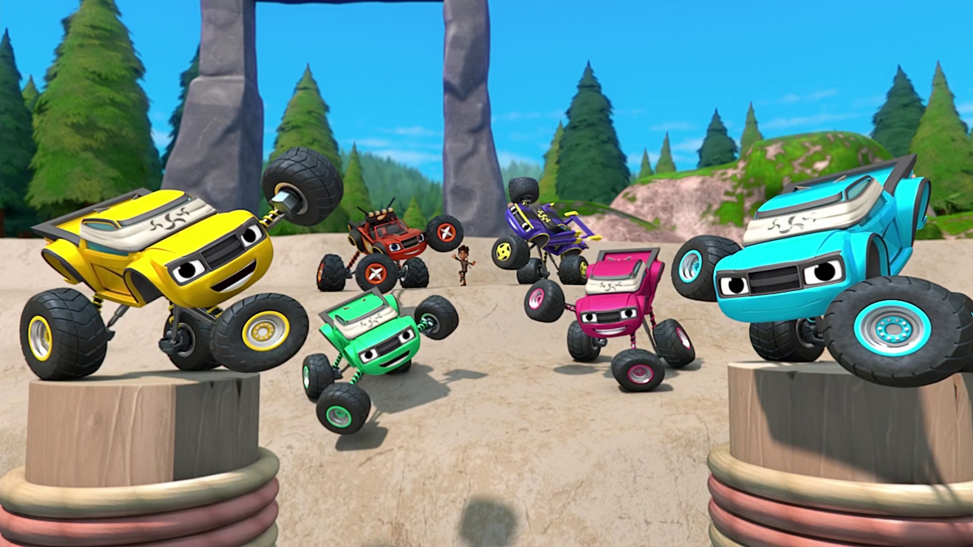blaze and the monster machines toys videos