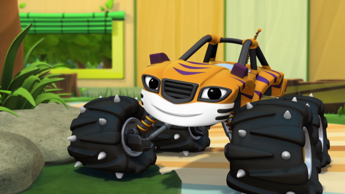Blaze and the monster machines super tiger stripes discount