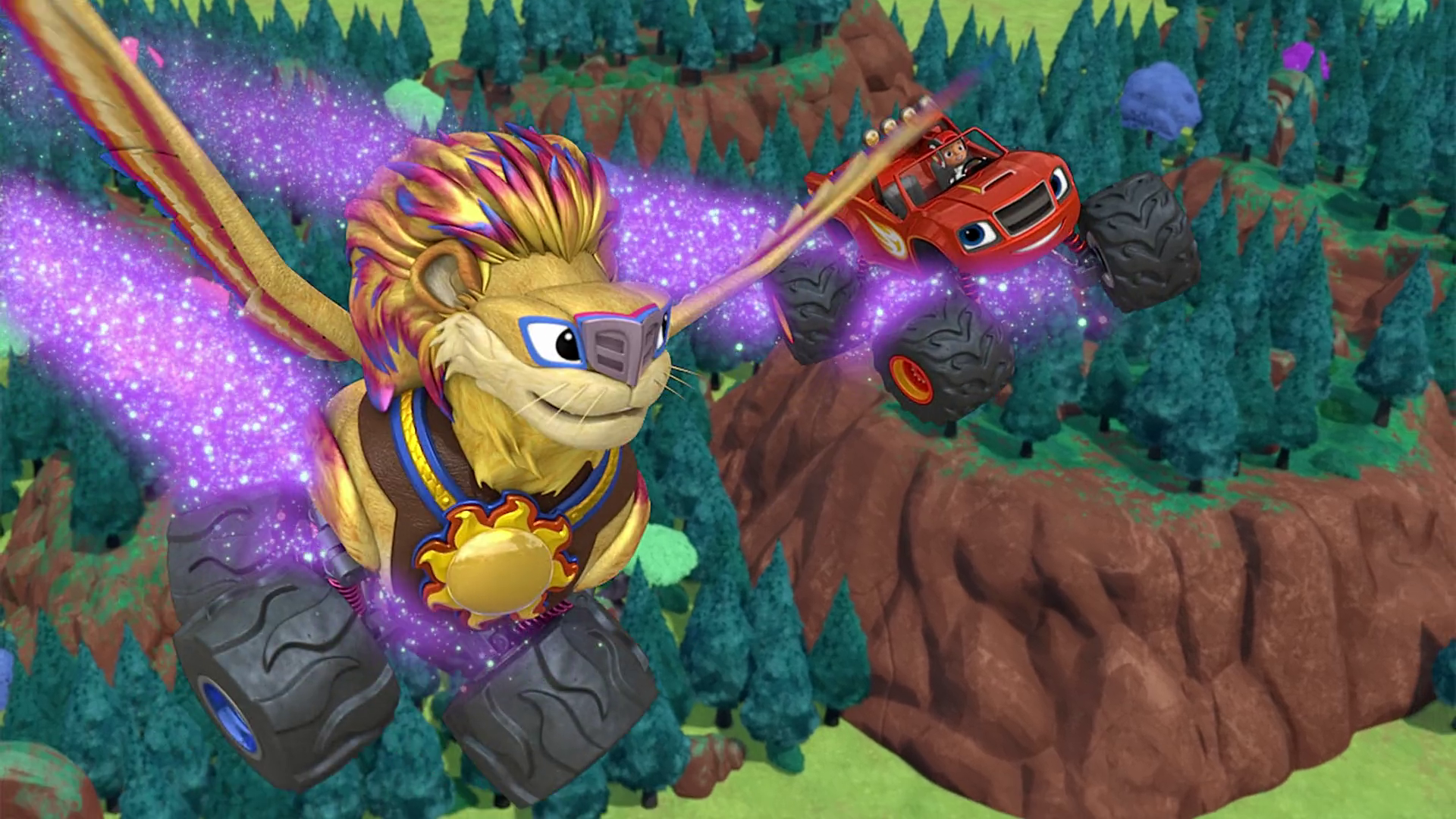 Lion blaze monster truck store