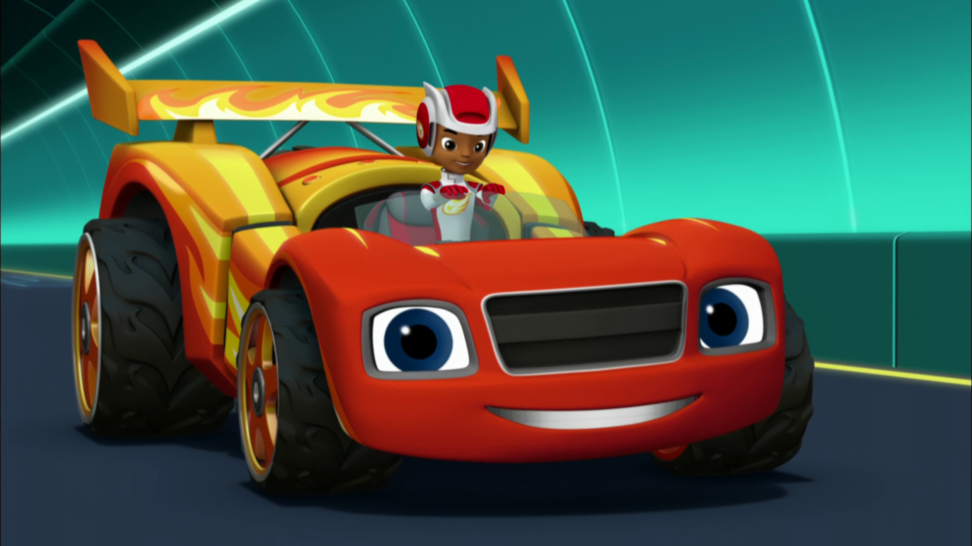 Blaze race car track clearance
