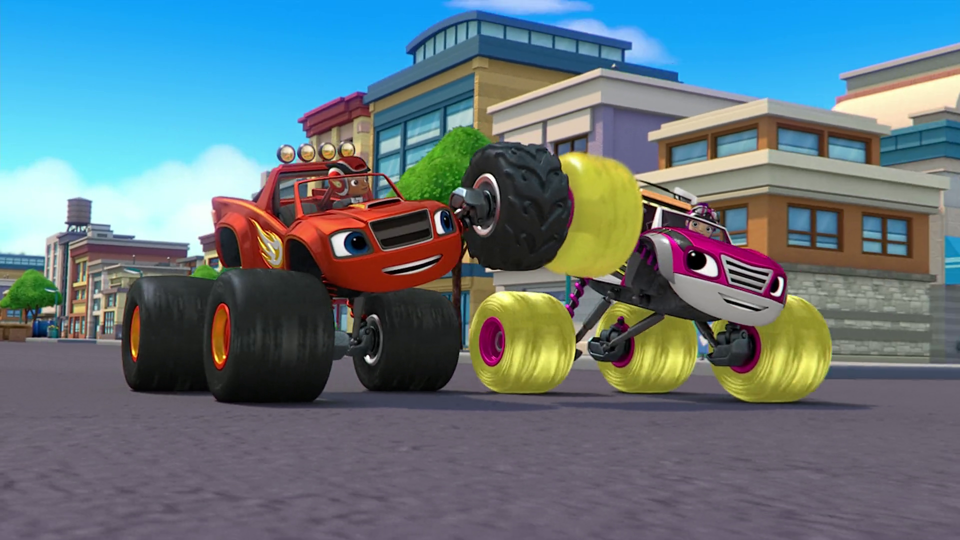 Trouble at the Truck Wash, Blaze and the Monster Machines Wiki