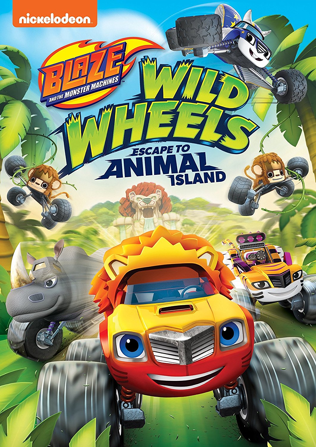 Wild Wheels: Escape to Animal Island | Blaze and the Monster