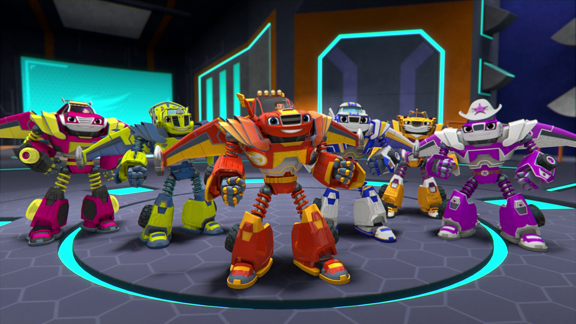 Blaze and the monster machines robot toy shop