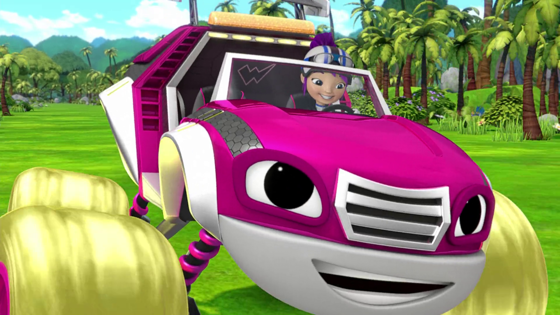 Blaze and the monster machines pink truck discount