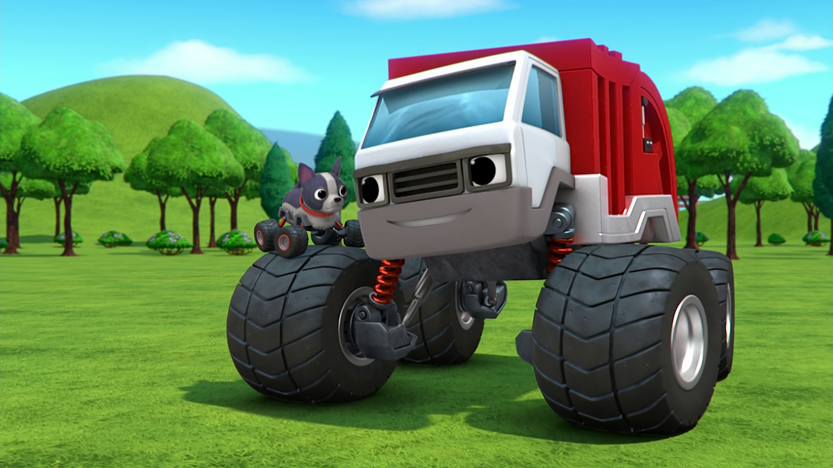 Blaze and the monster machines new arrivals garbage truck