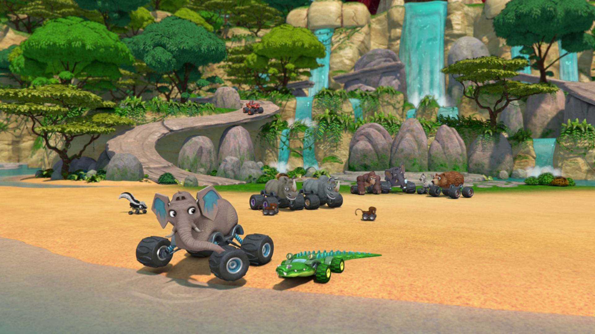 Blaze and the monster machines elephant store
