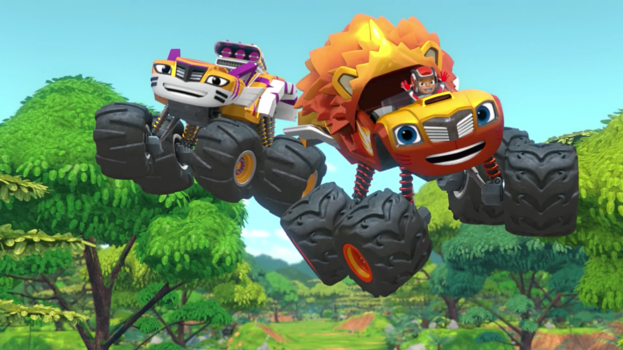 Blaze and the monster machines super tiger stripes deals