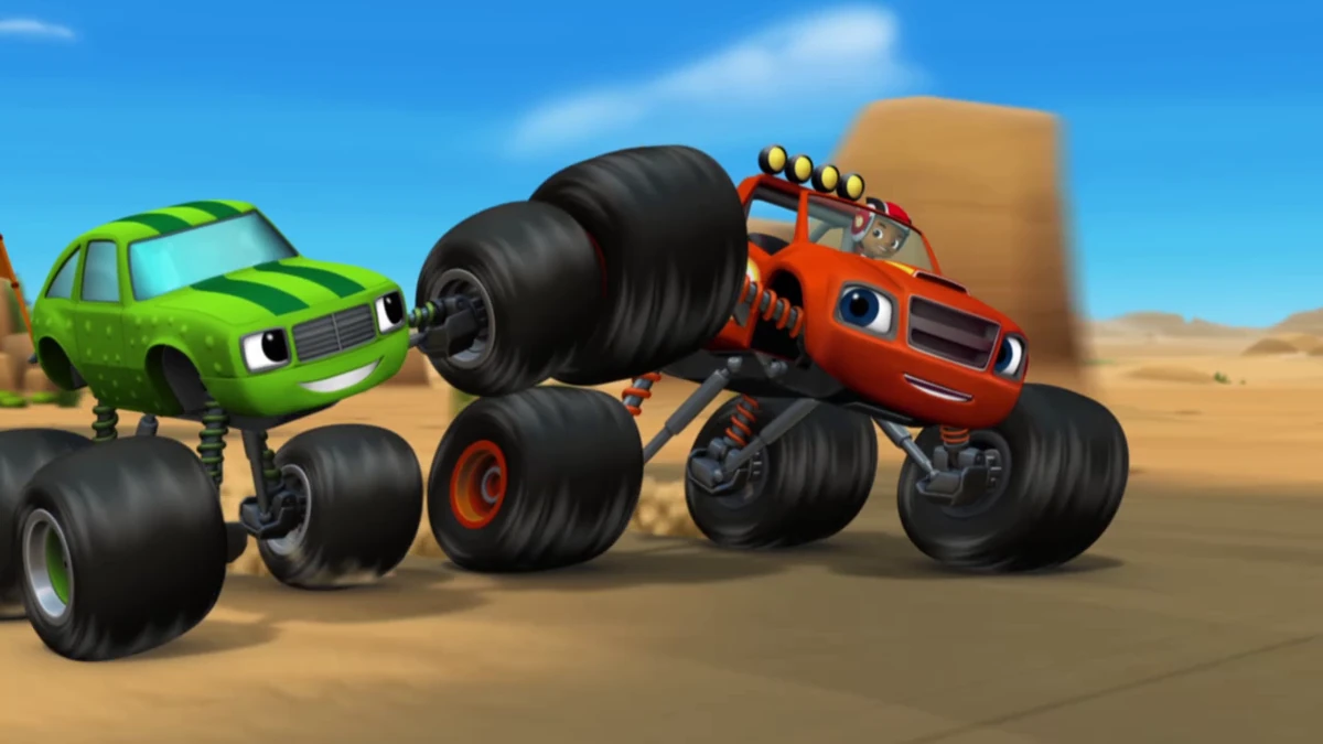 Blaze and the monster machines team truck challenge
