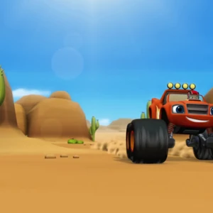 blaze and the monster machines team truck challenge