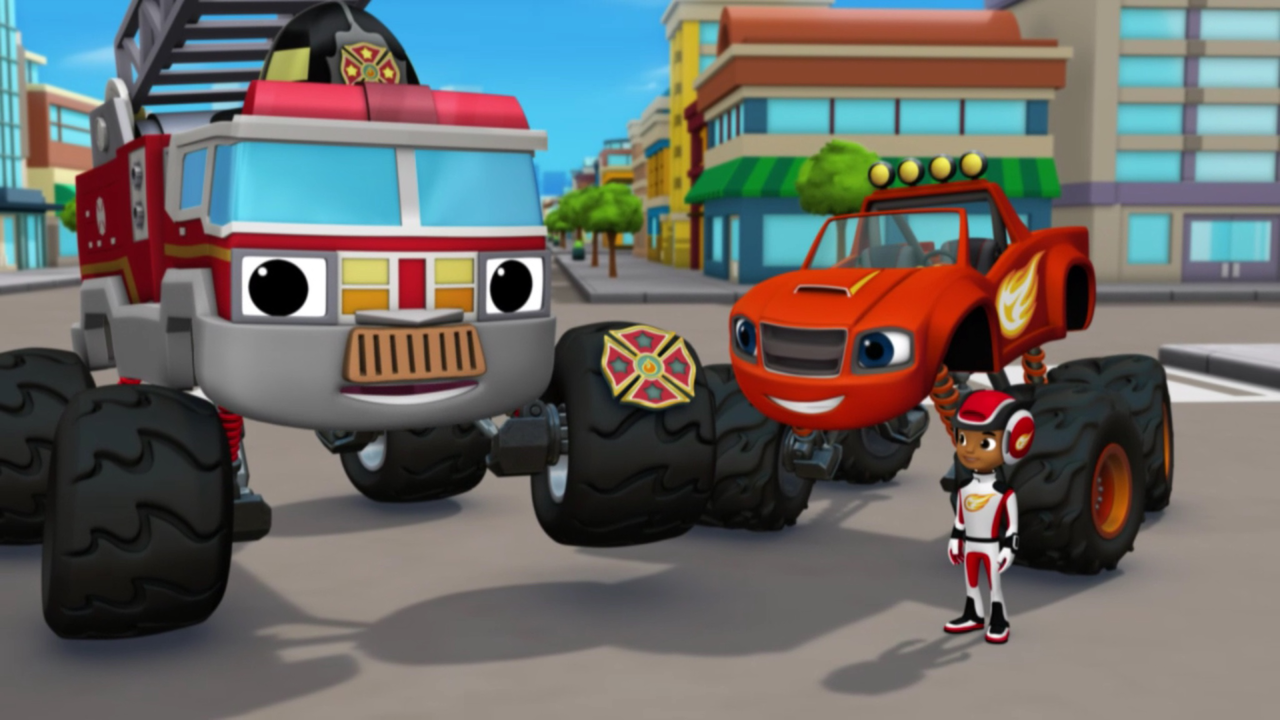 Blaze and the monster machines fire truck store