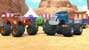 Blaze and Crusher have to race with each other?!?
