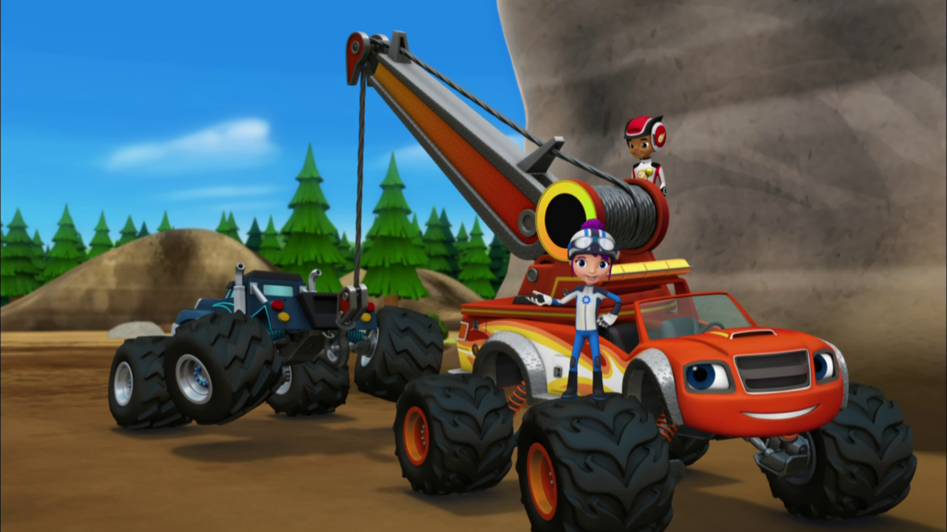 Tow truck blaze discount