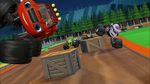 S3E4 Monster Machines race past boxes