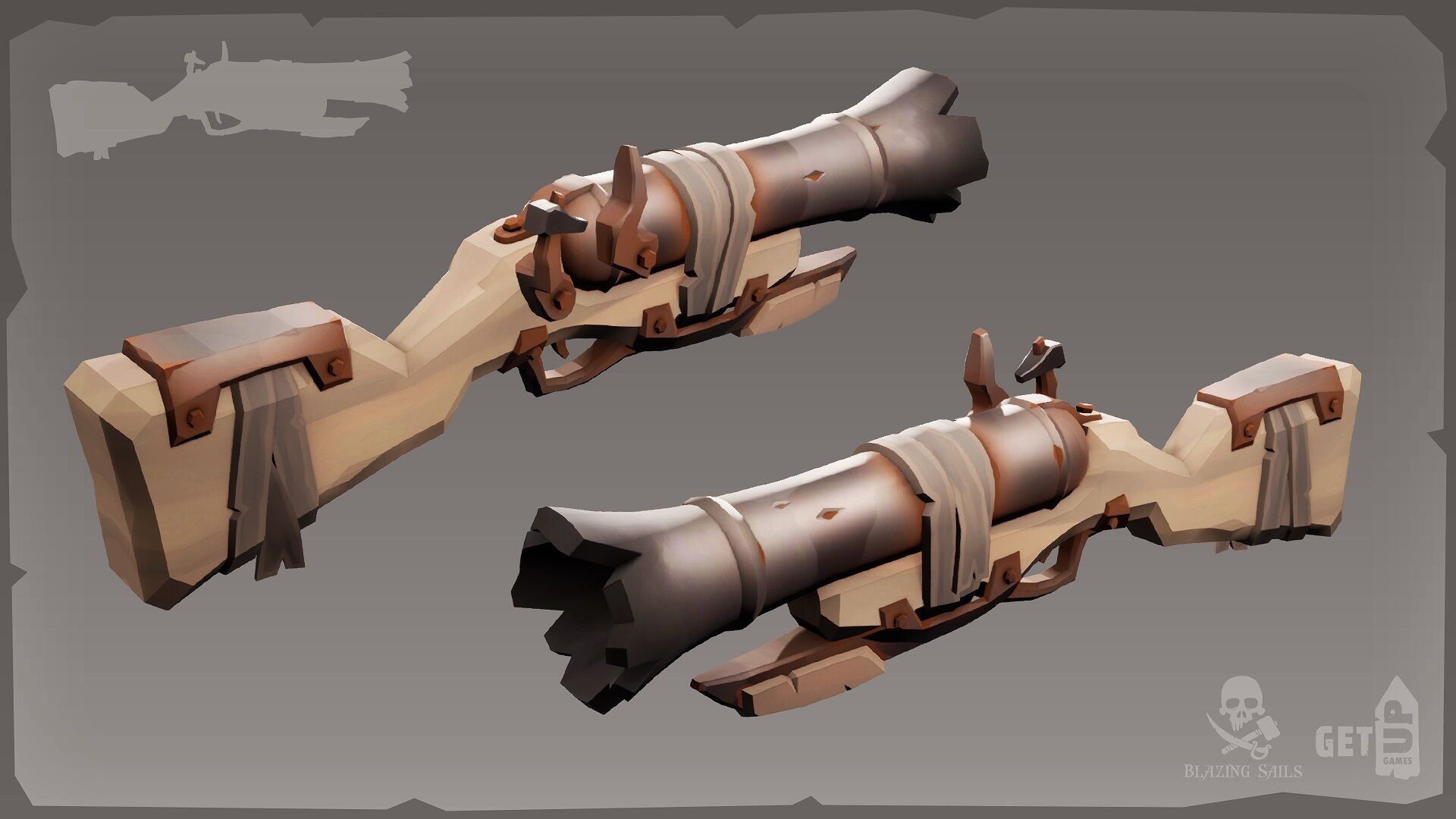 ArtStation - Blunderbuss - Outlandish shotgun concept