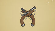 Dual flintlocks