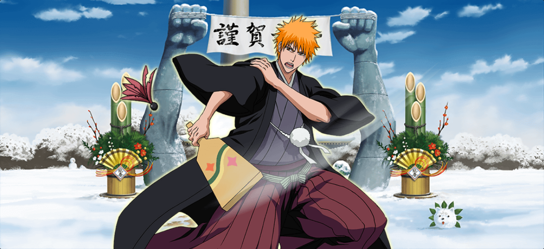 4☆ Ichigo Kurosaki (New Year Version) (Power Attribute